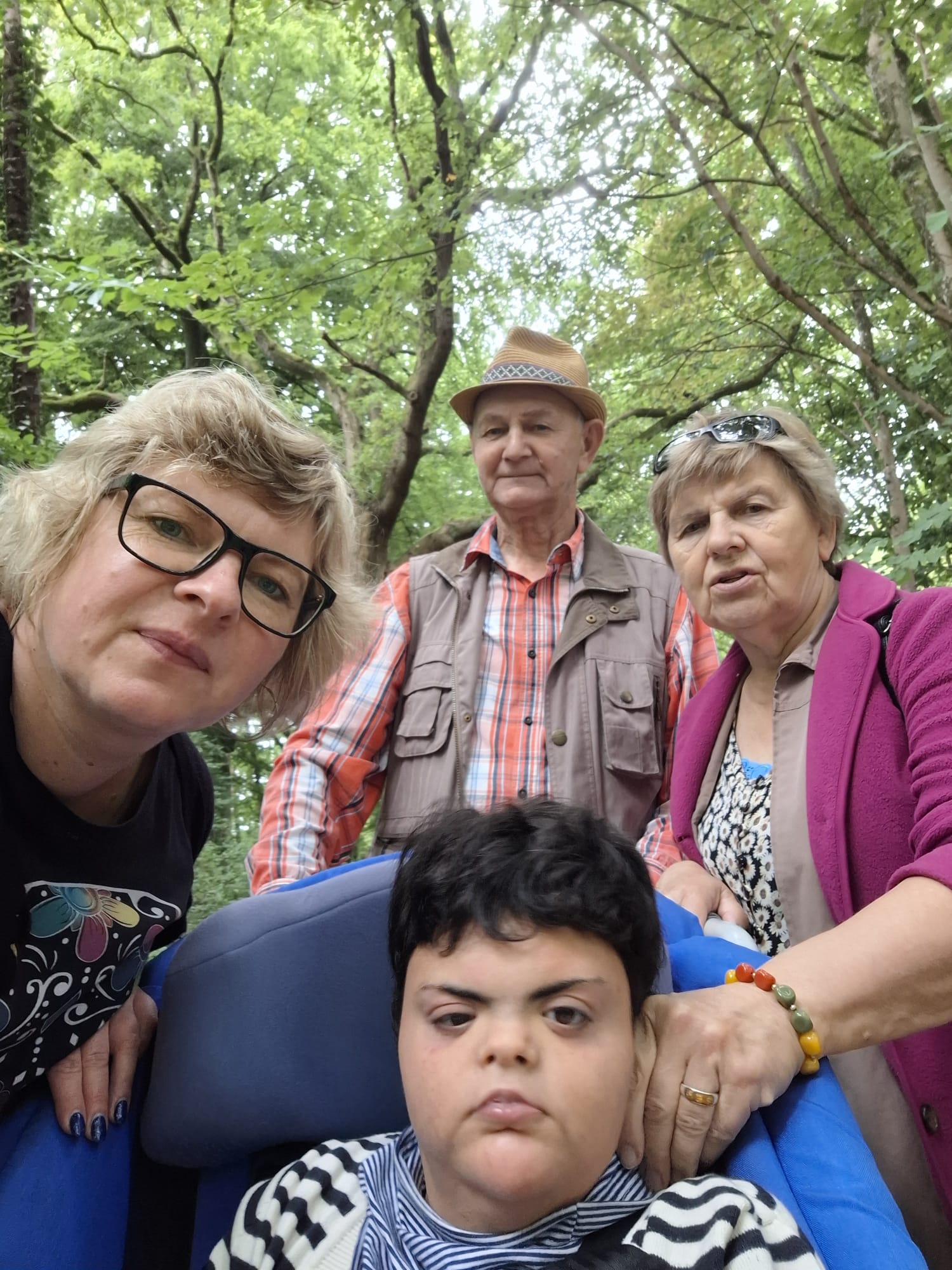 Iman mit der Familie